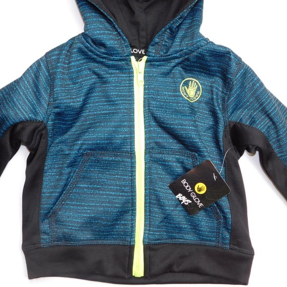Body Glove Boys 12 Months Full Zip Hoodie - Picture 4 of 6